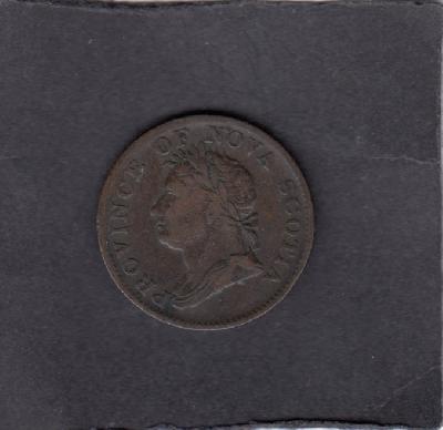 Beschrijving: 1/2 Penny  FLOWER